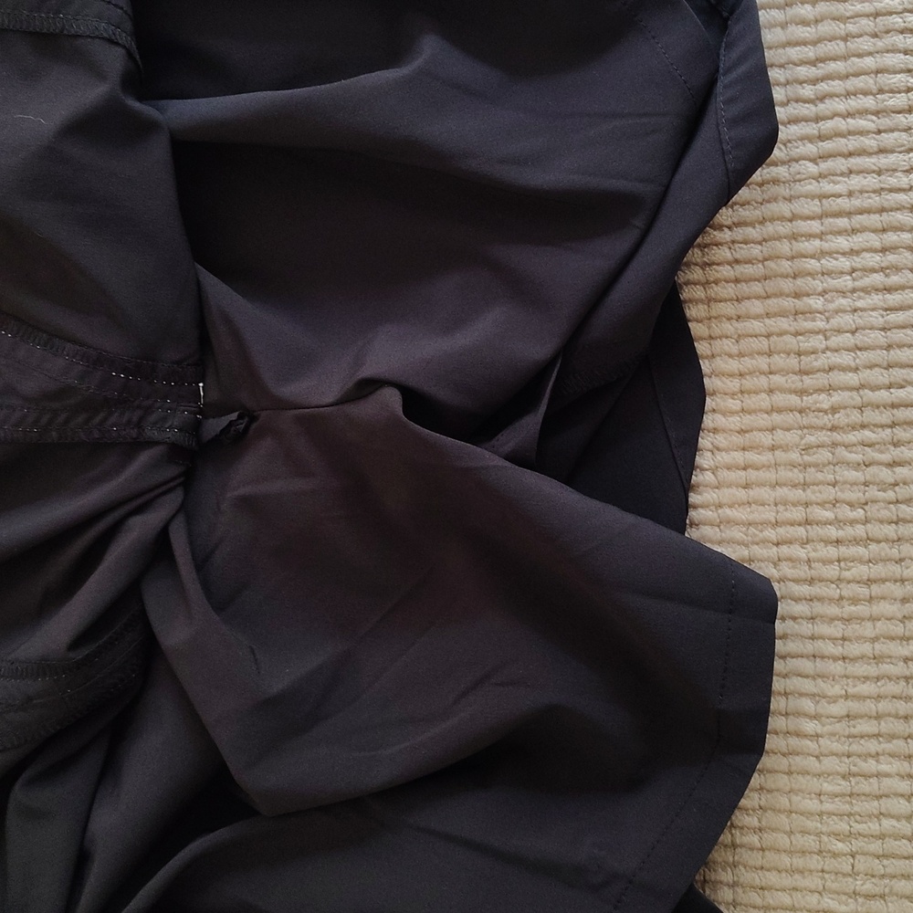 Athleta Whatever Black Pleated Skirt Skort Size 12 - Picture 16 of 16